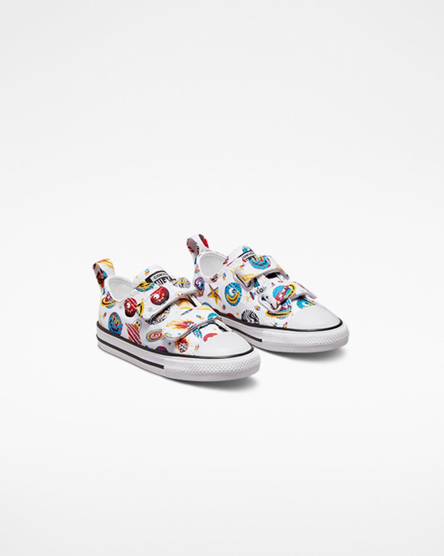 Tenisi Fete Converse Chuck Taylor All Star Easy-On Space Cruiser Albi Rosii | RO PTYZC072